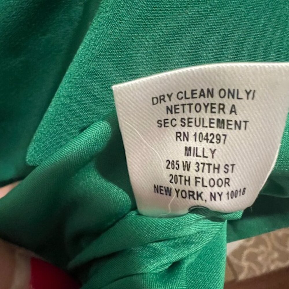 Milly Emerald Green Shift Dress - Picture 6 of 6